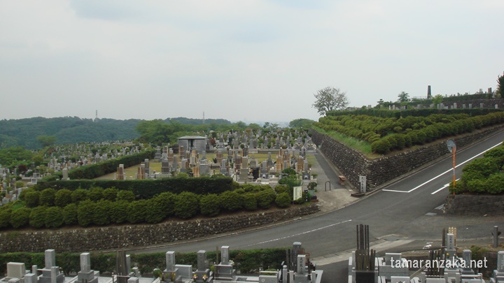 松田優作　墓所からの眺め