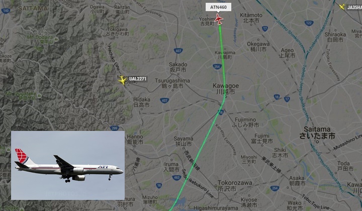 横田　flightradar24.